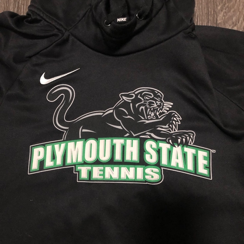 Nike Dri-FIT Plymouth State University Tennis Hoodie - Black - Size Medium - Picture 2 of 7